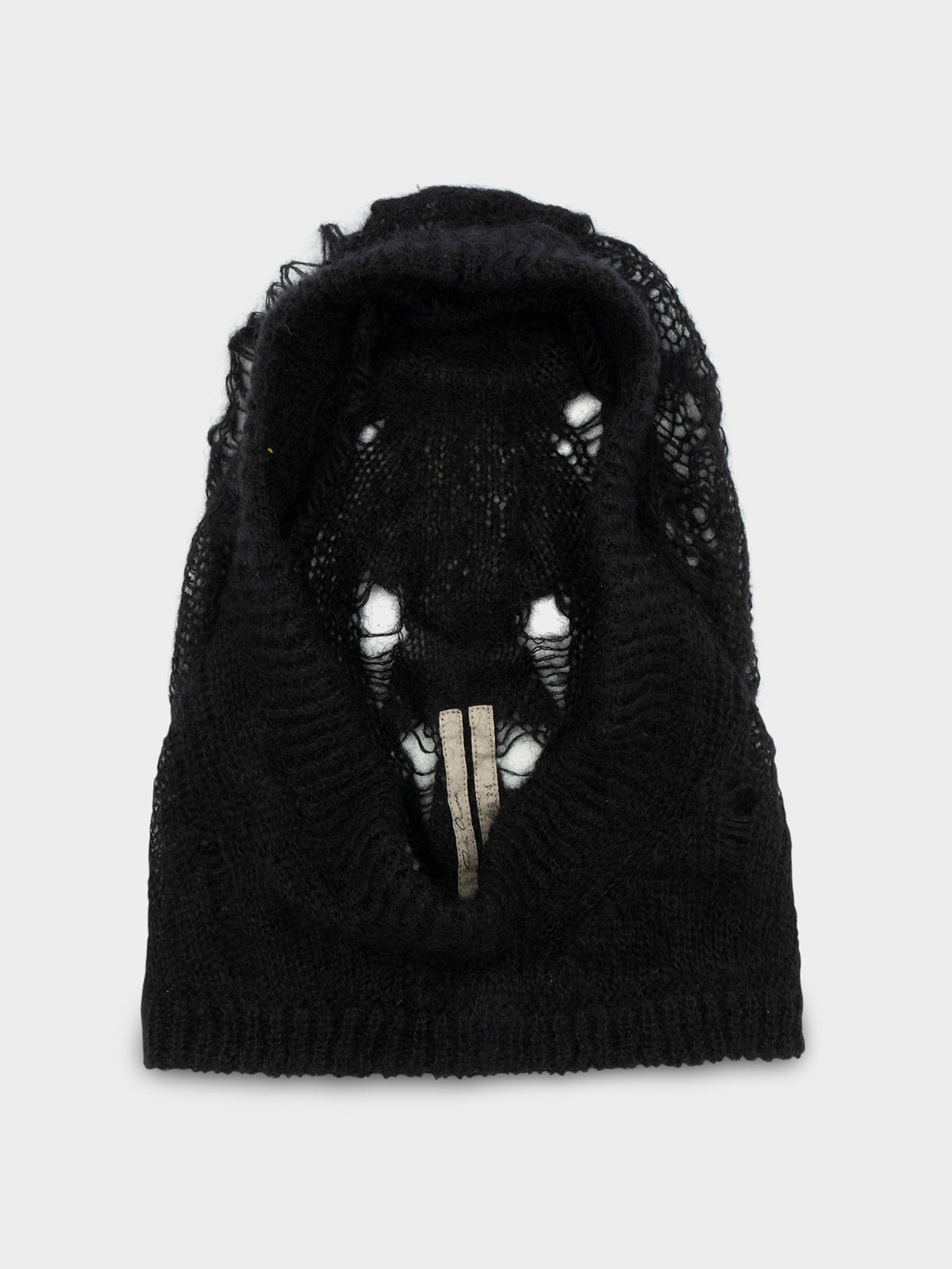 'Lido' Distressed Mohair Balaclava