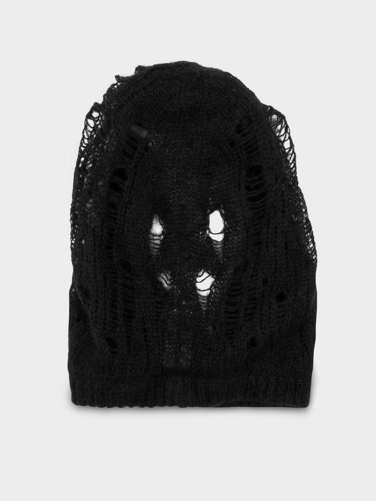 'Lido' Distressed Mohair Balaclava