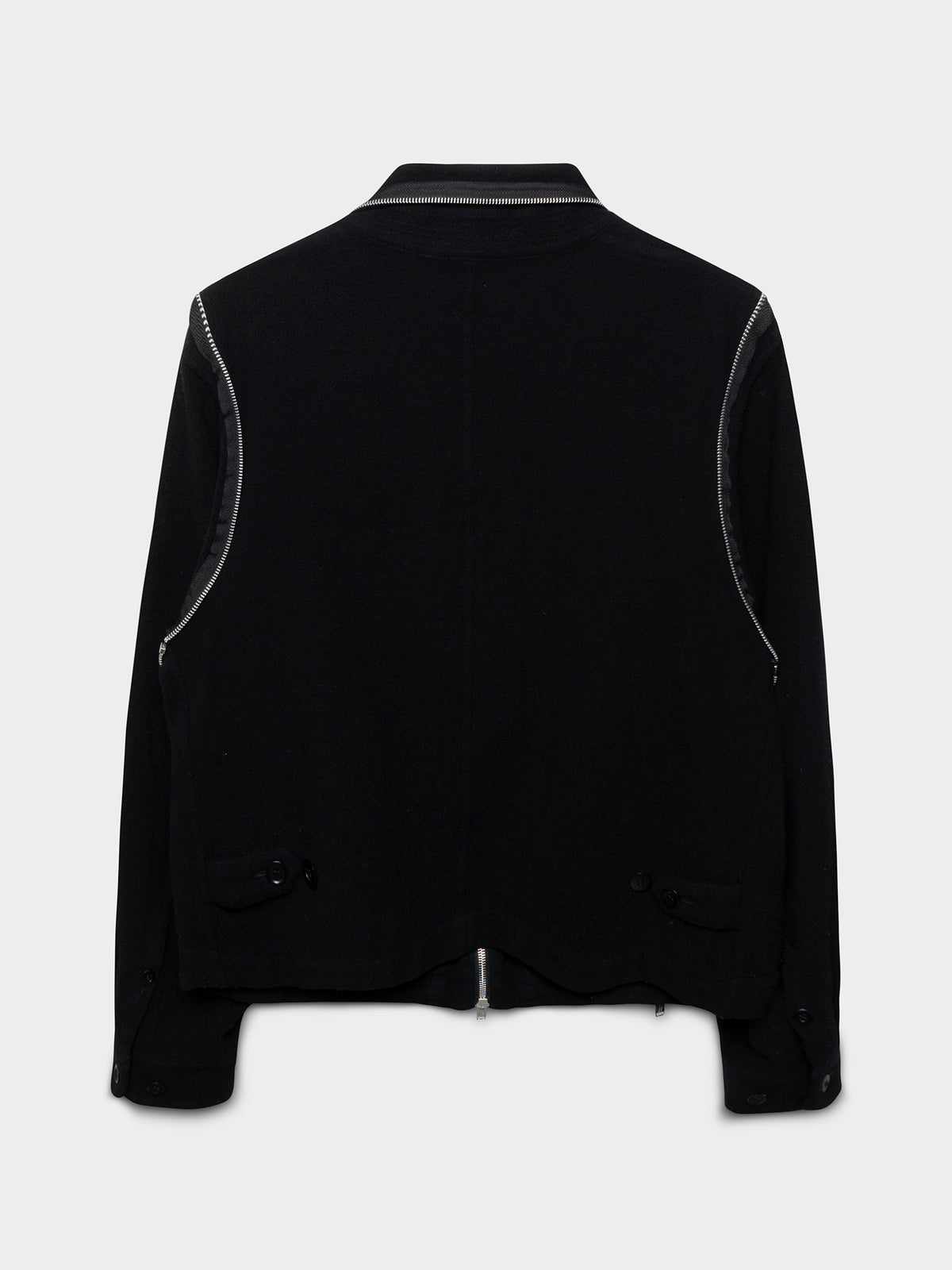 Zip-Up Double Layered Hoodie Coat