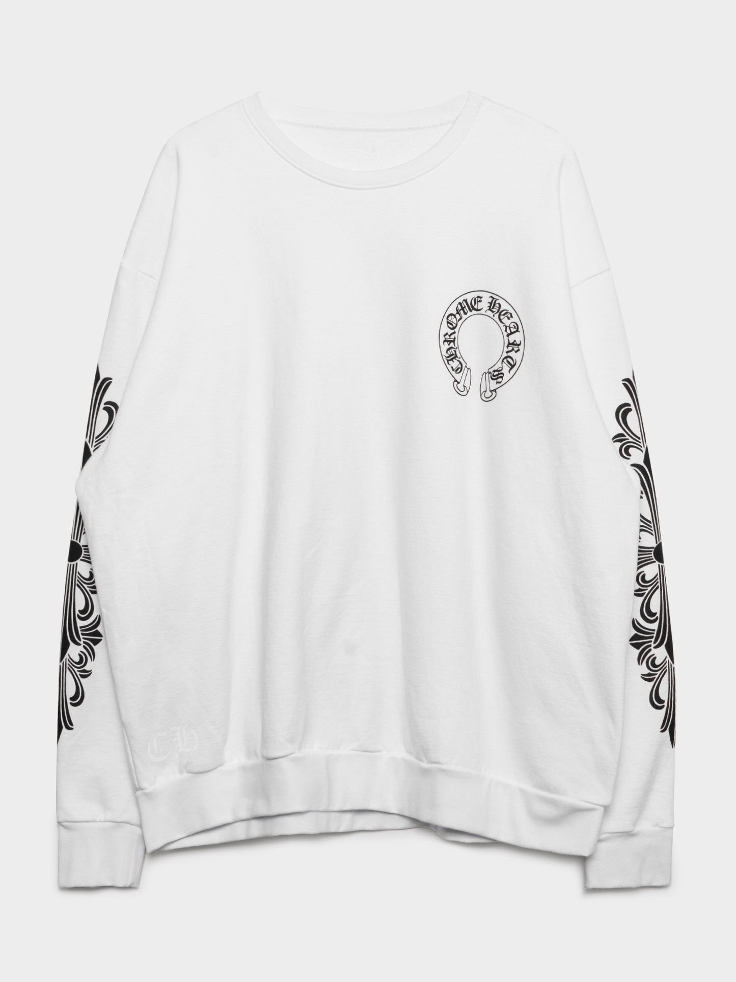 Floral Cross Crewneck