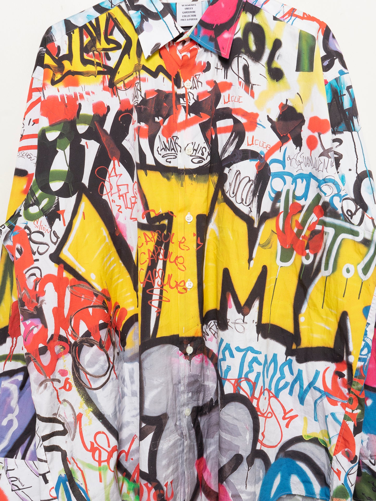Graffiti Button-Up Shirt