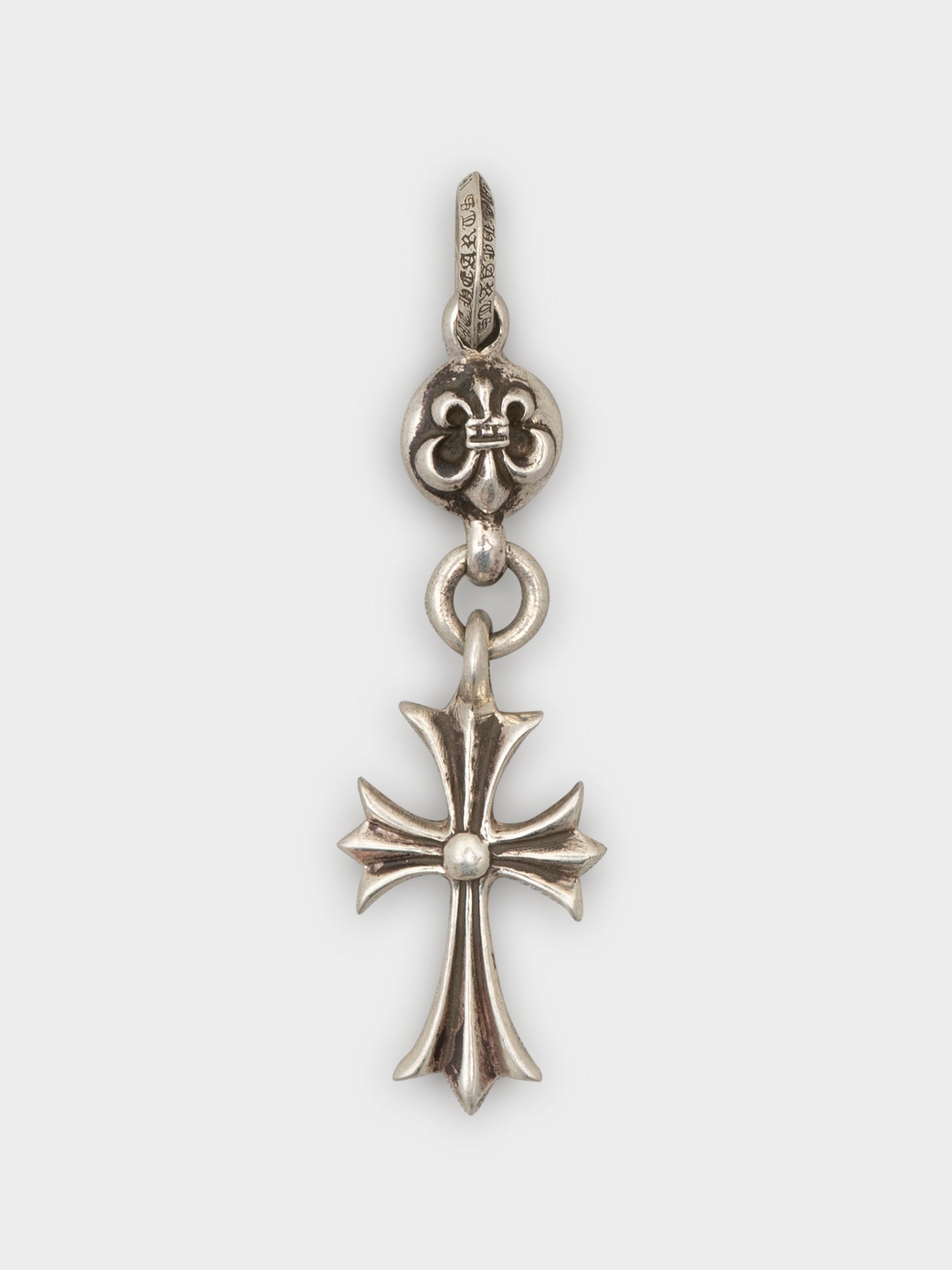 Tiny CH Fleur Ball Pendant