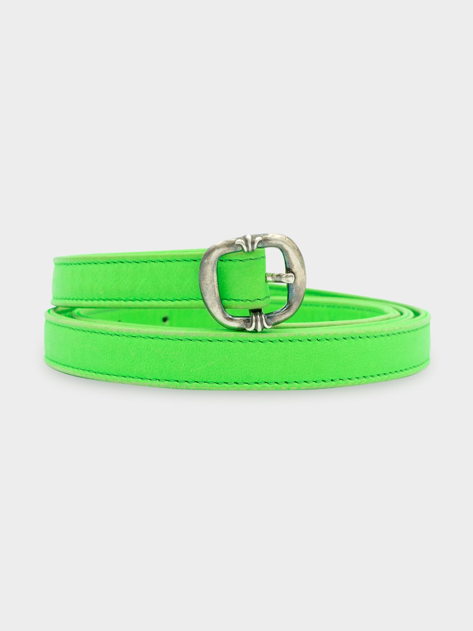 Green Taka Gunslinger Belt Strap Chrome Hearts
