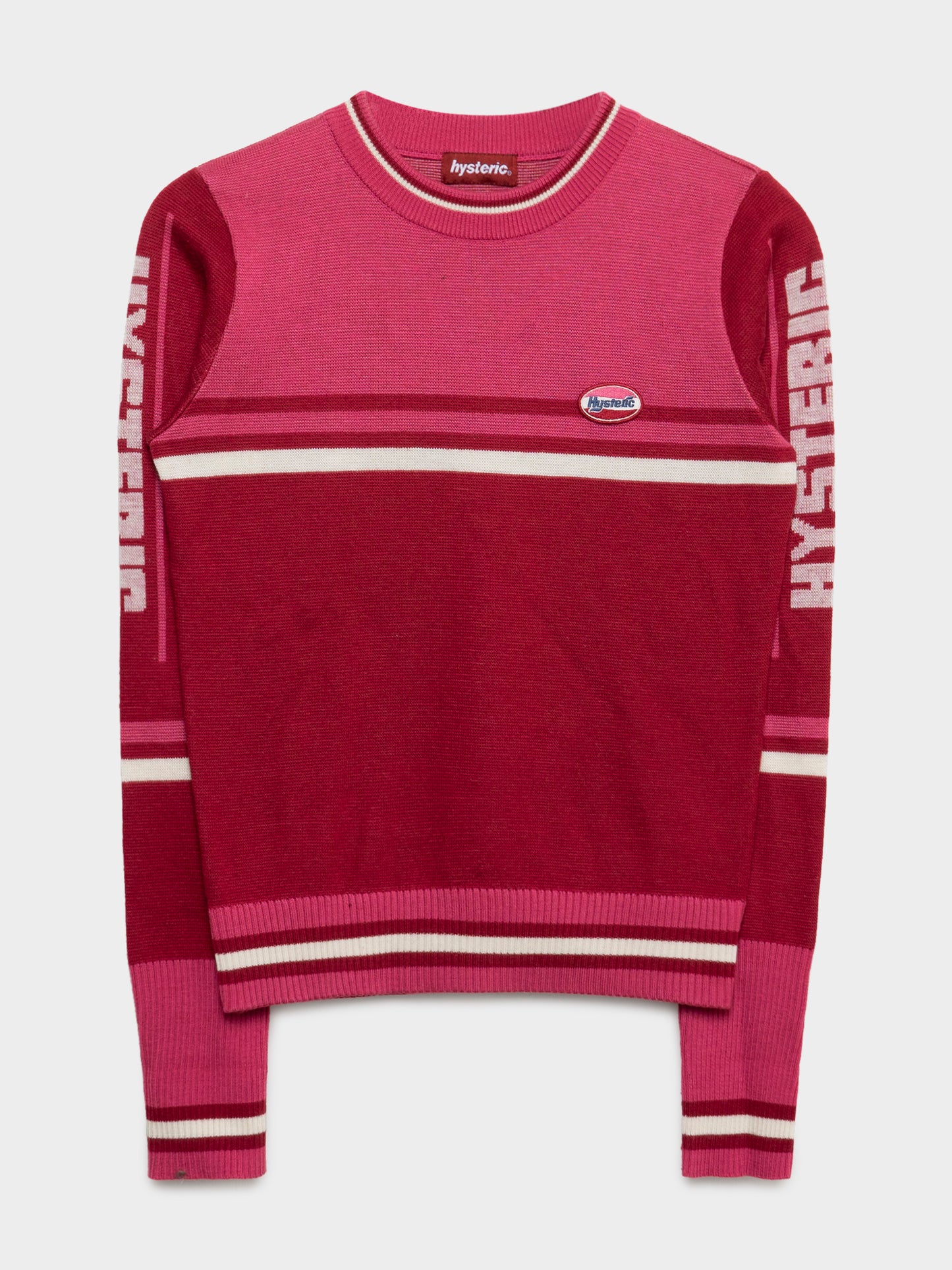 Red & Pink Knit Sweater