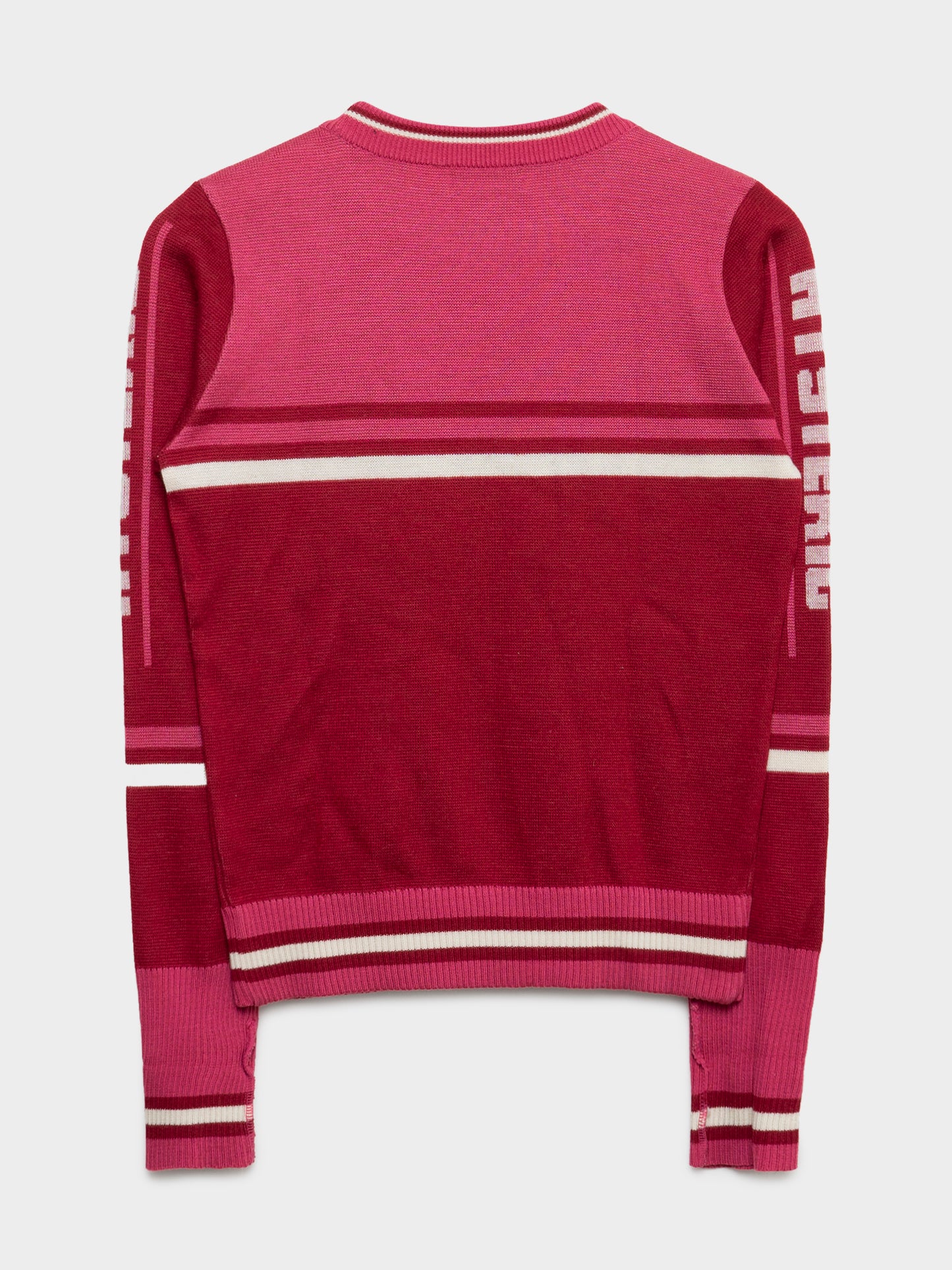 Red & Pink Knit Sweater