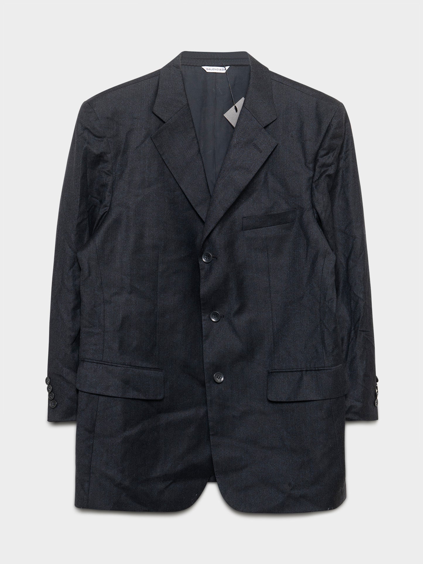 Padded Shoulder Blazer