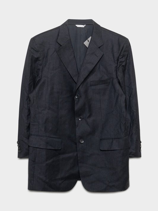 Padded Shoulder Blazer