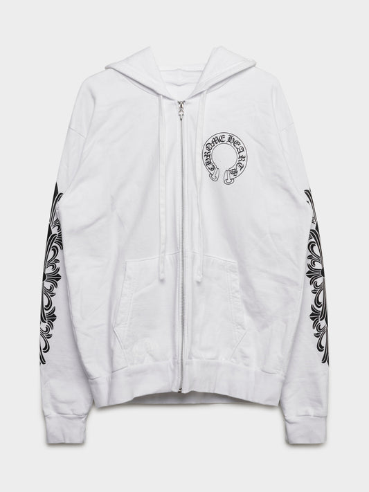 Scroll Zip Up Hoodie