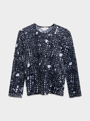 Trompe L'oeil Knit Sweater Longsleeve Shirt