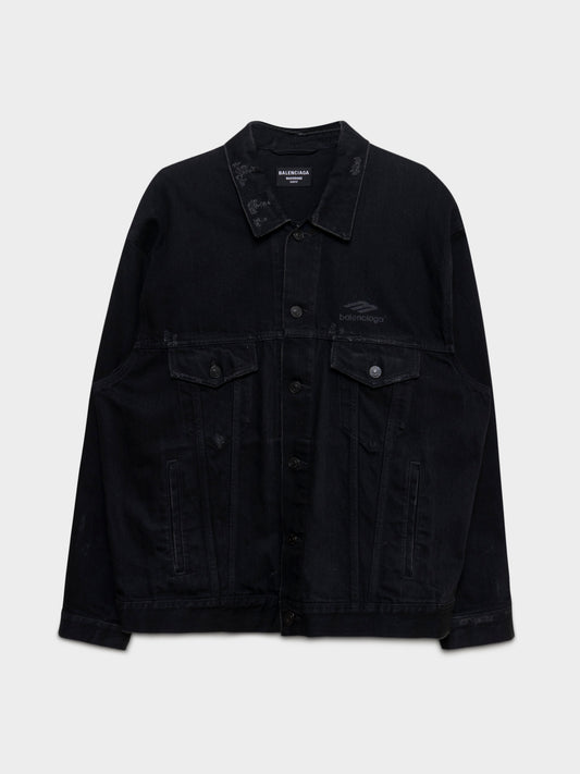 3B Distressed Denim Jacket