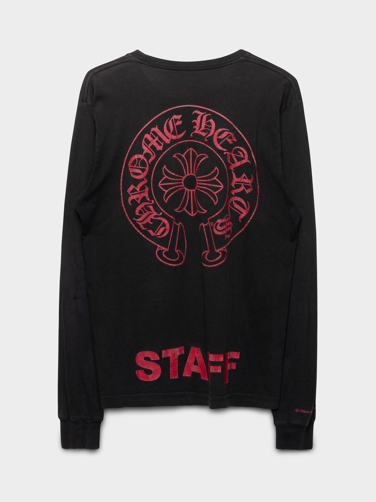 Red Staff Horseshoe Longsleeve Shirt
