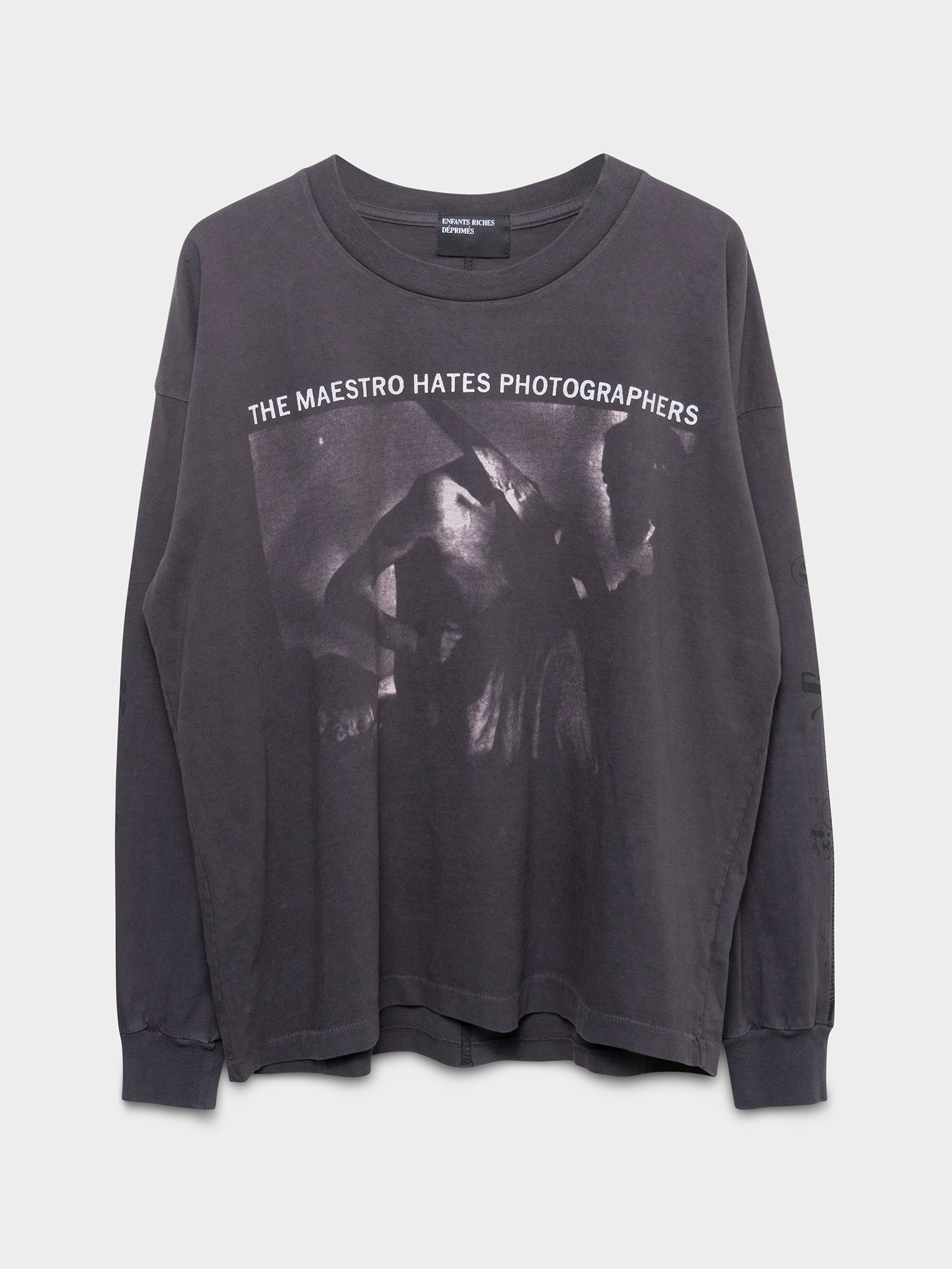 Maxfield Exclusive "The Maestro Hates Photographers" Longsleeve Shirt Enfants Riches Deprimes