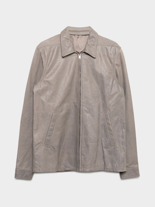 ‘Lido’ Dust Leather Brad Jacket
