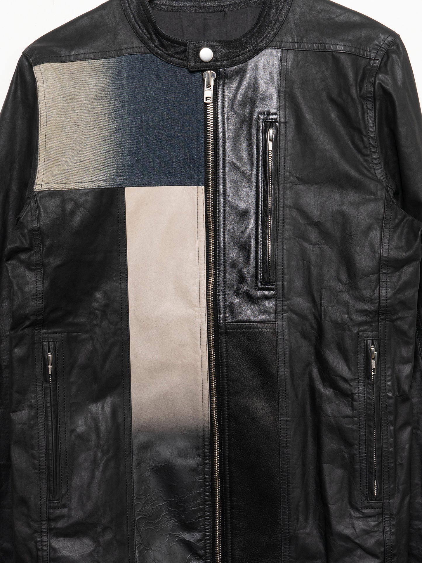 ‘Cyclops’ Utility Leather Jacket