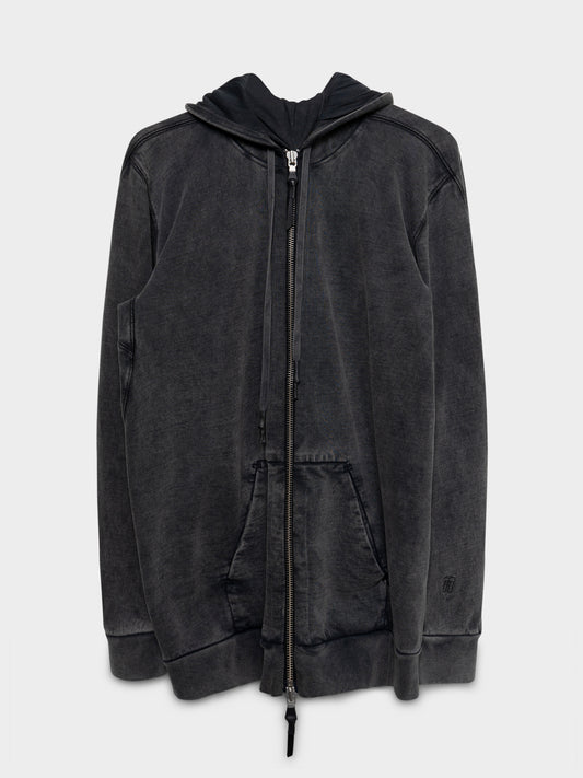 Face Mask Overdyed Hoodie