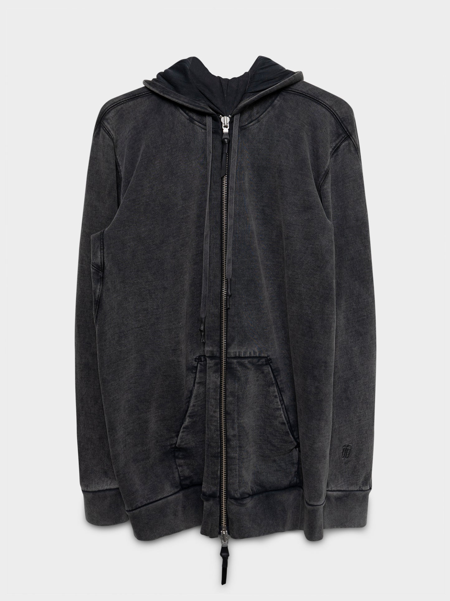 Face Mask Overdyed Hoodie