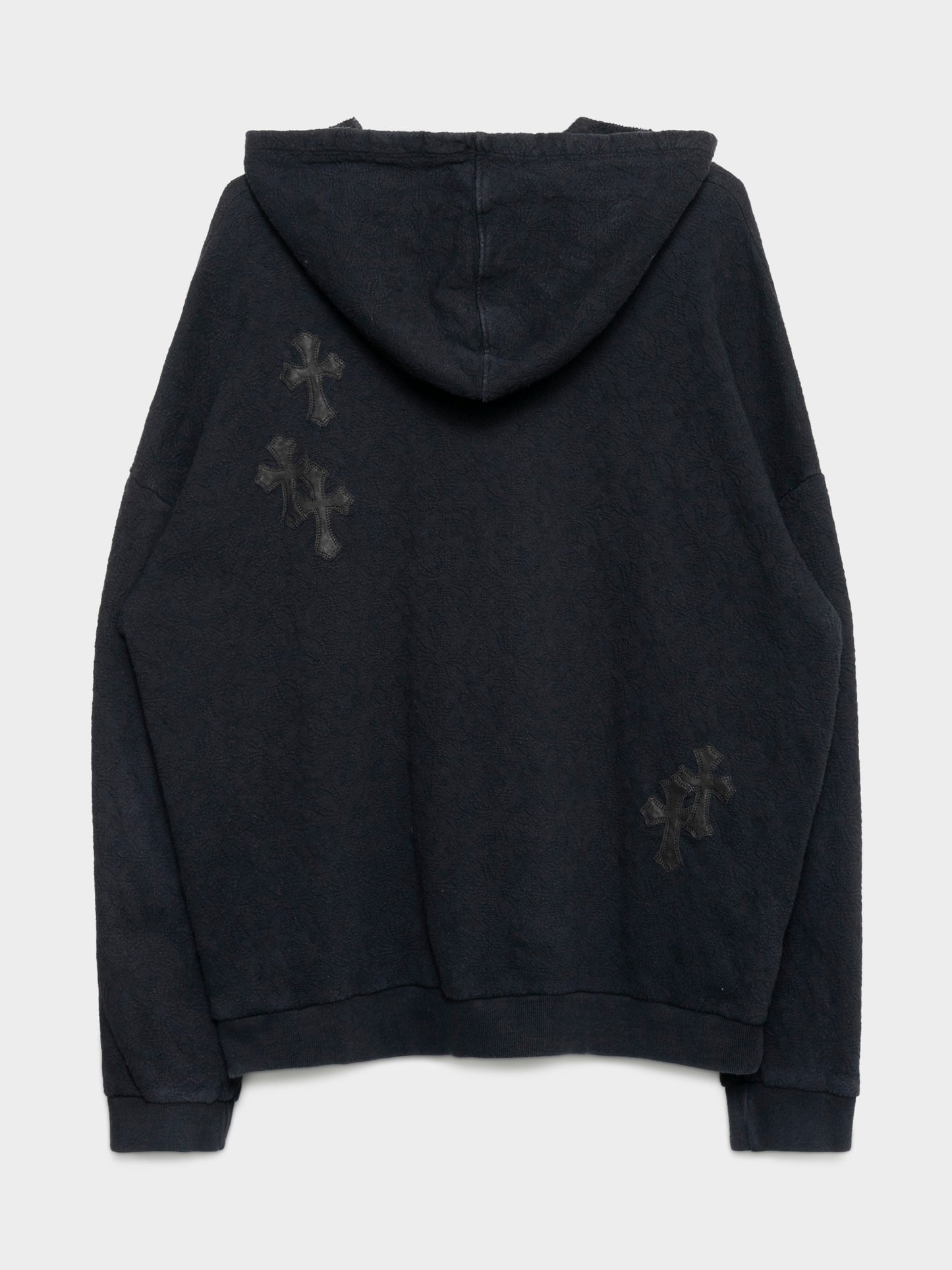 Patched Jacquard Hoodie