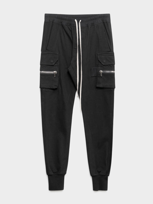 'Gethsemane' Black Cargo Joggers
