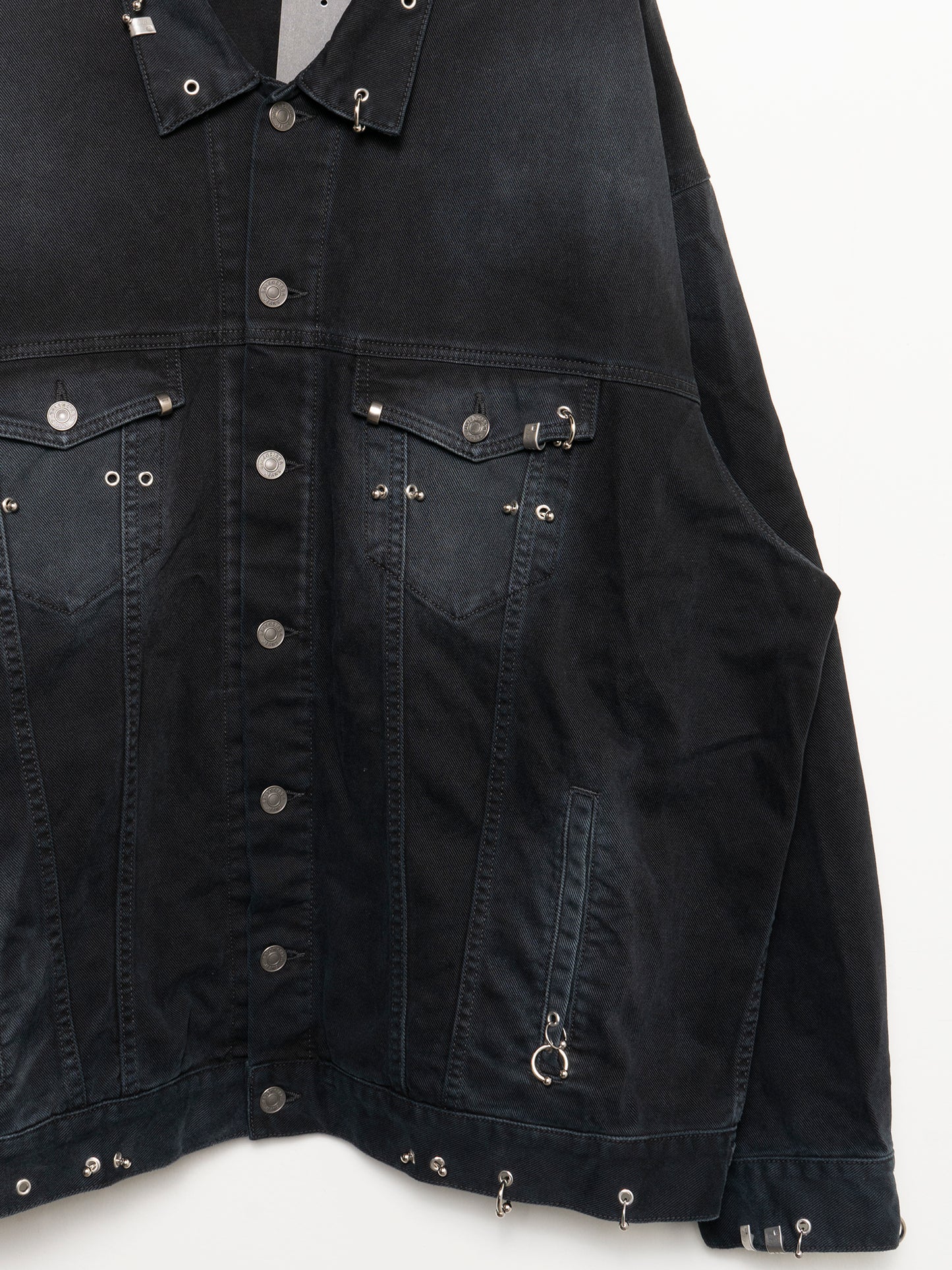 Pierced Denim Jacket