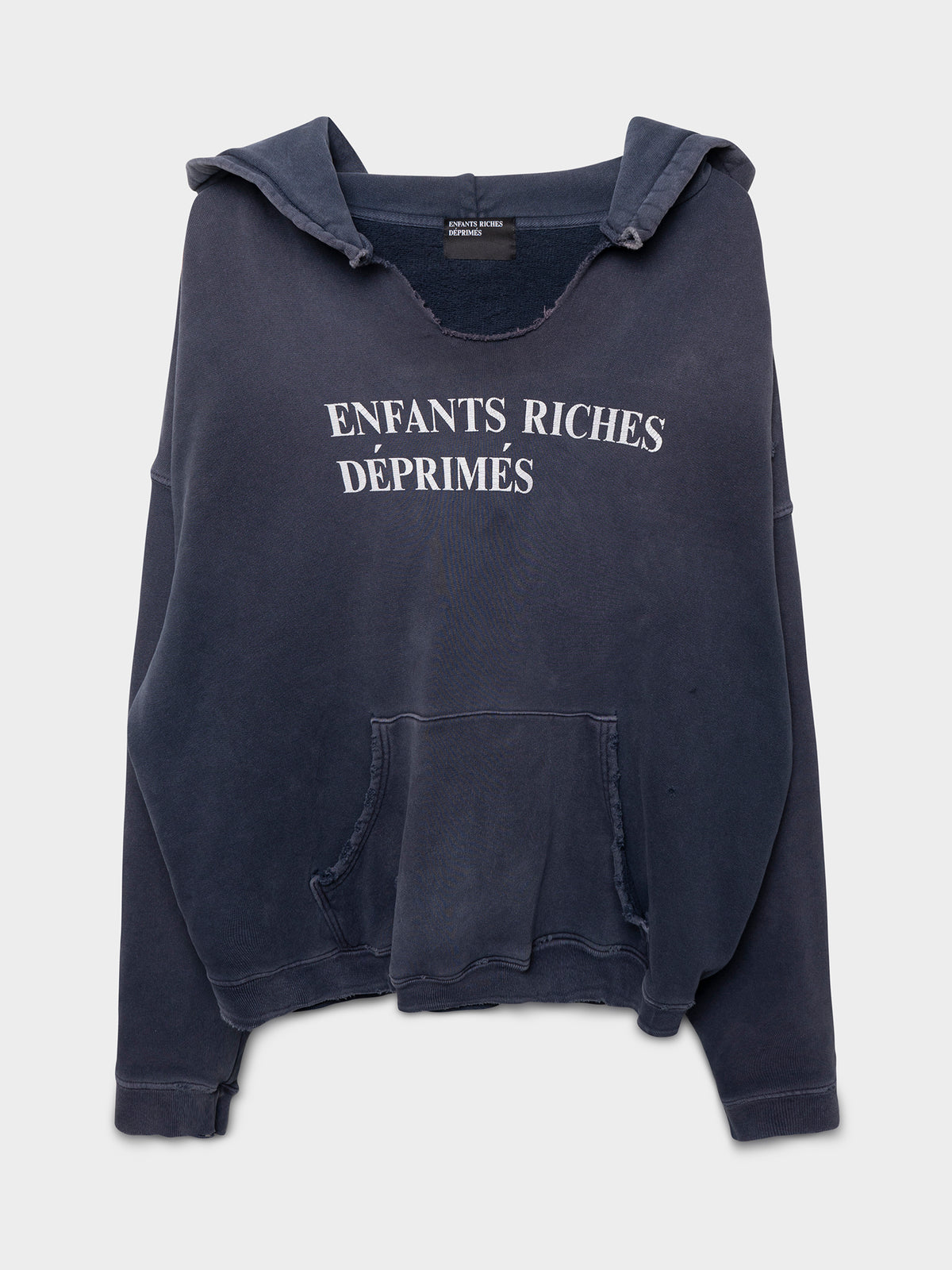 Distressed Logo Hoodie