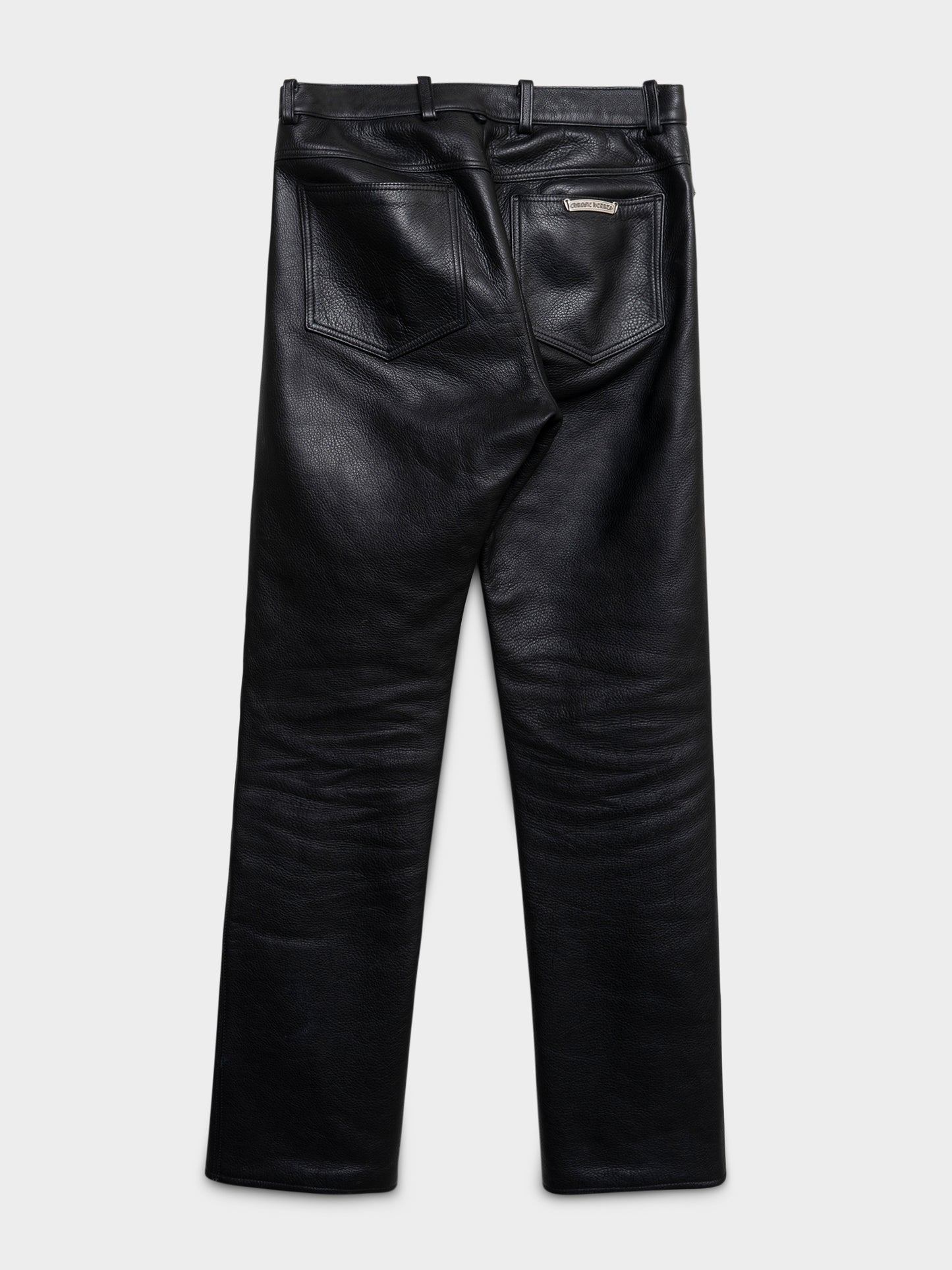 Leather Fleurknee Pants