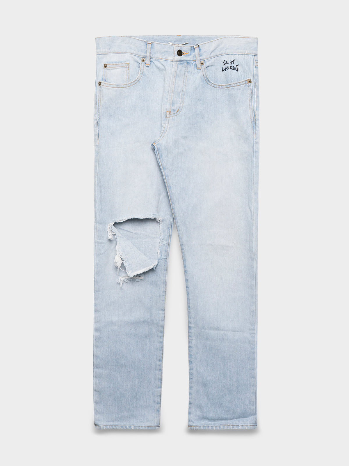 FW17 Blue Knee Rip Jeans