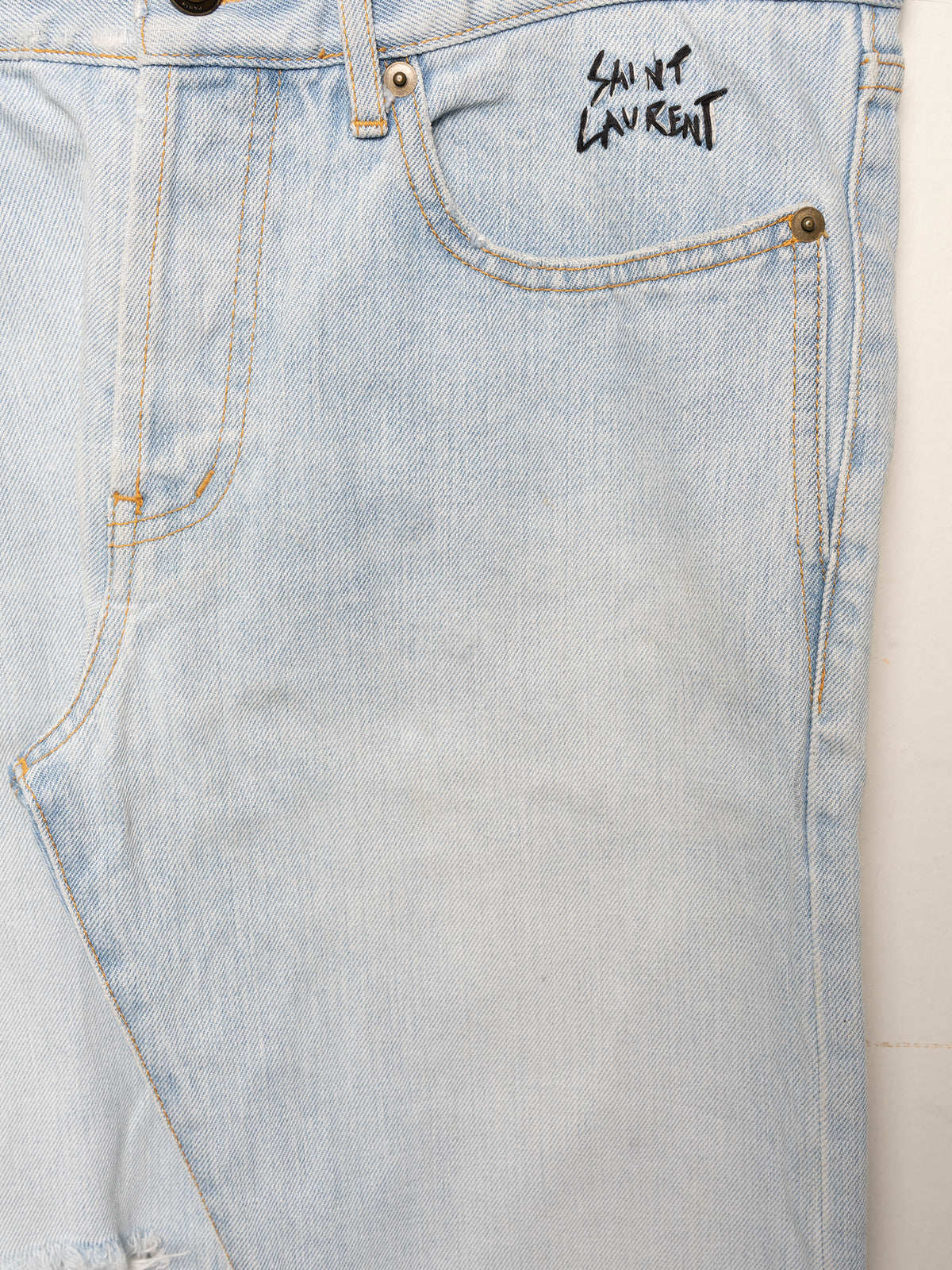 FW17 Blue Knee Rip Jeans