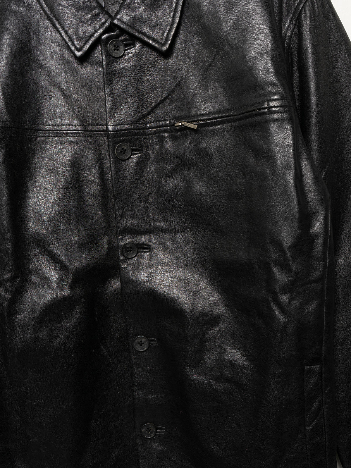 90s Leather Chore Coat
