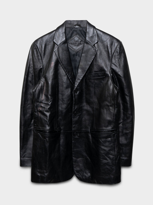 90s Leather Chore Coat
