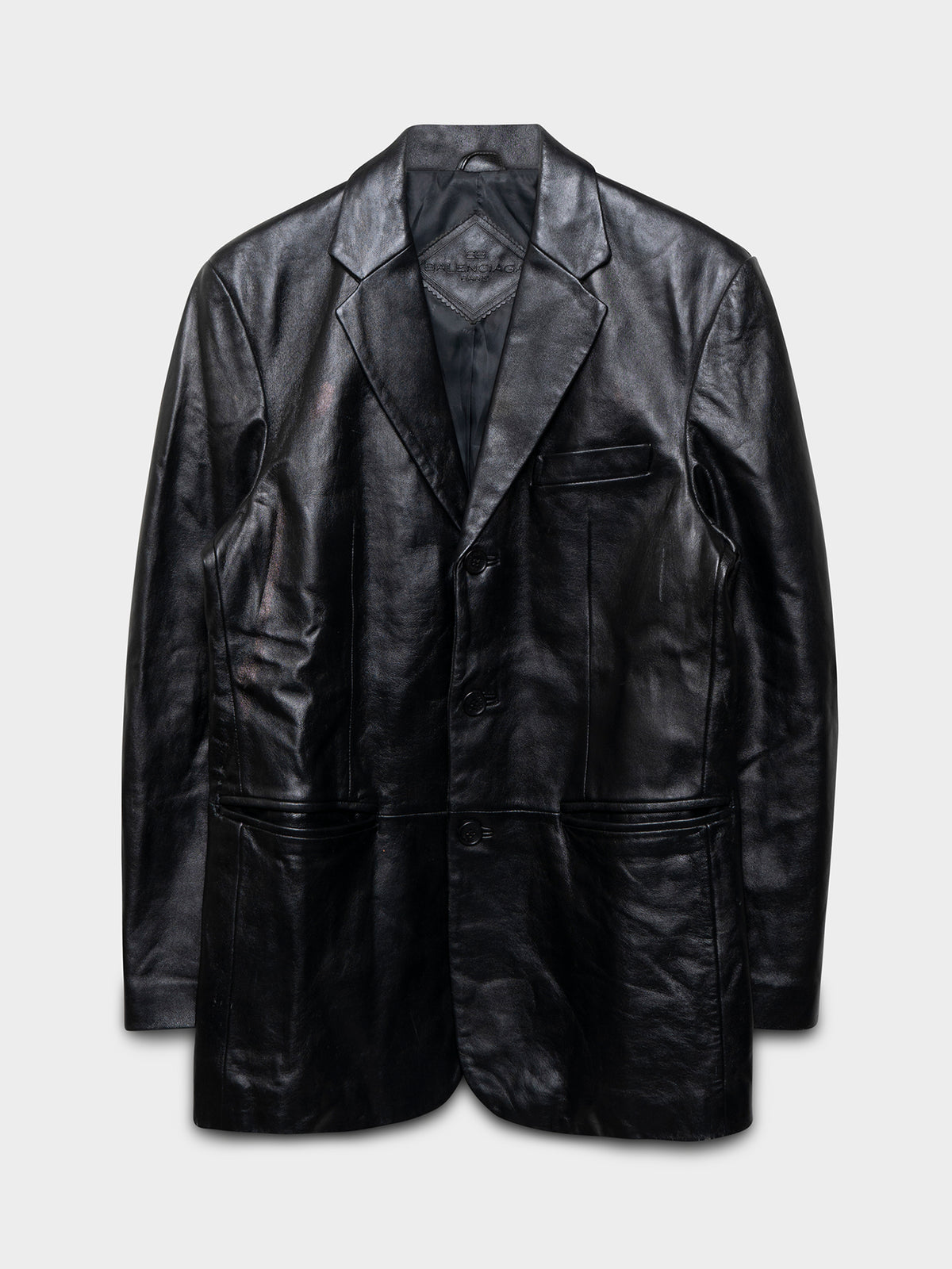 90s Leather Chore Coat
