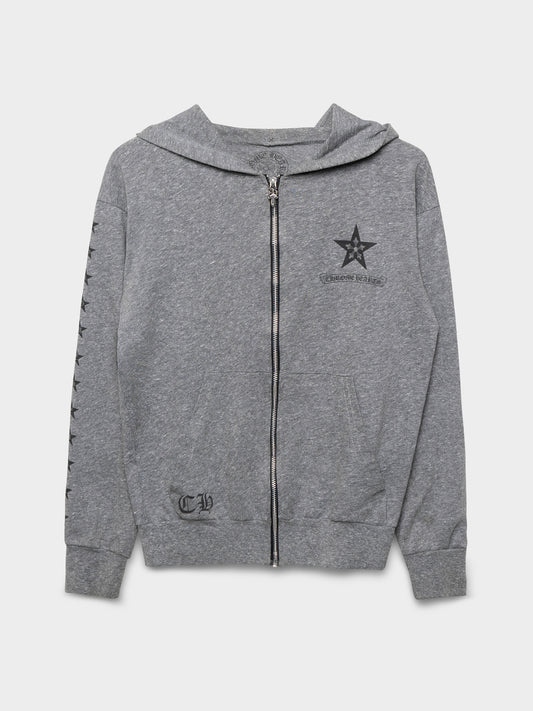 Zip-Up Star Hoodie