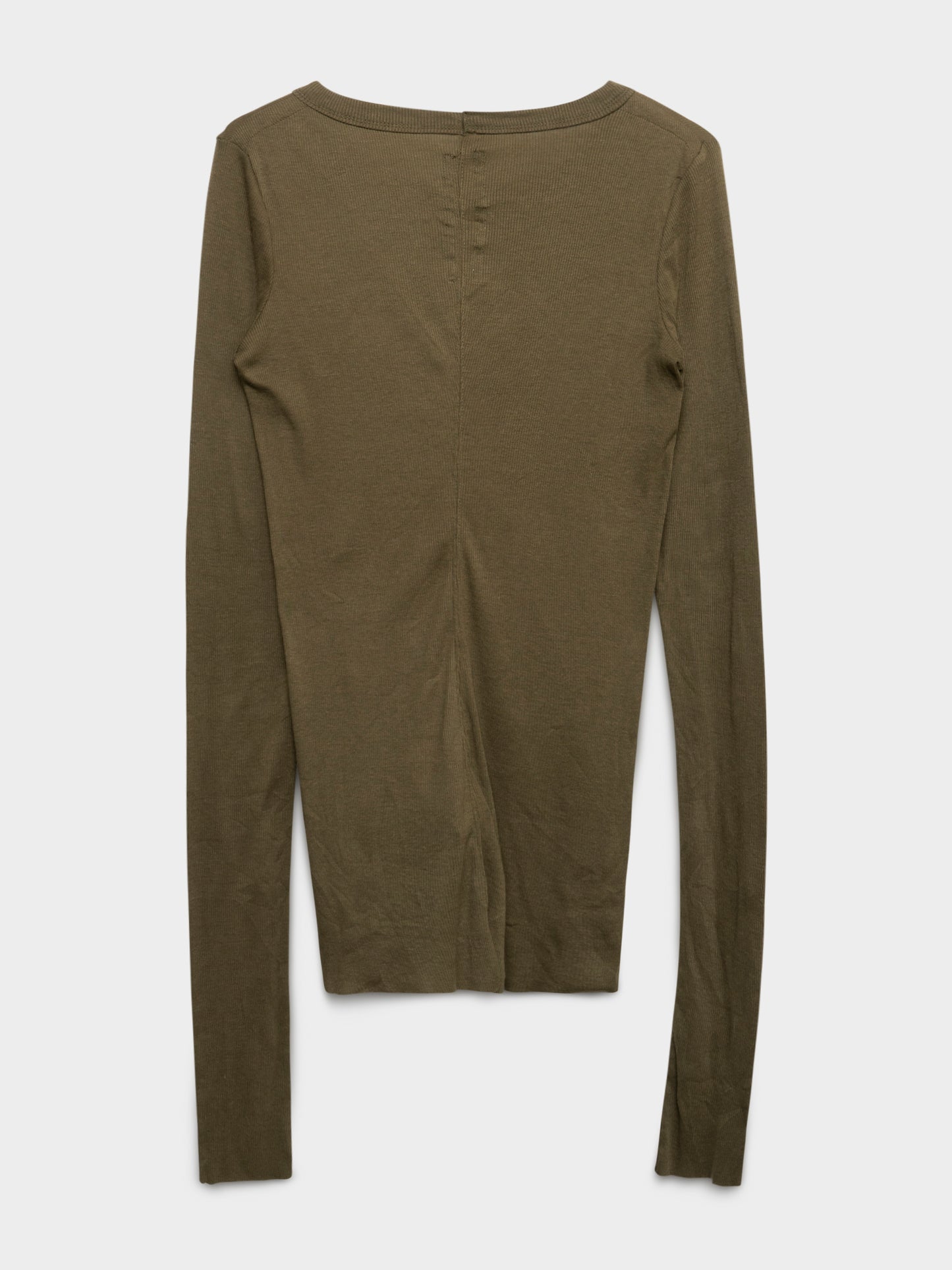 Ribbed Long Sleeve Shirt