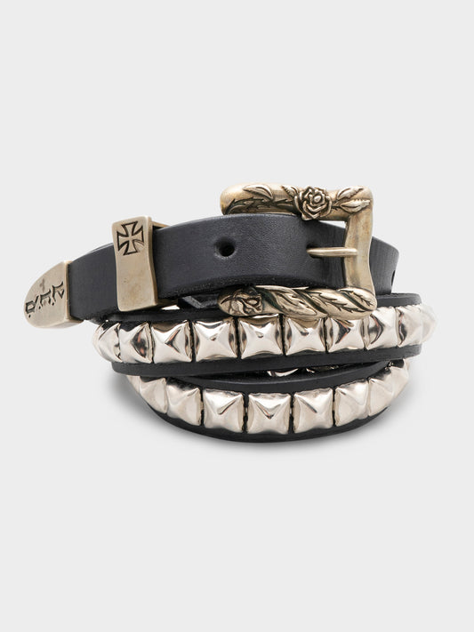 Studded Leather Belt