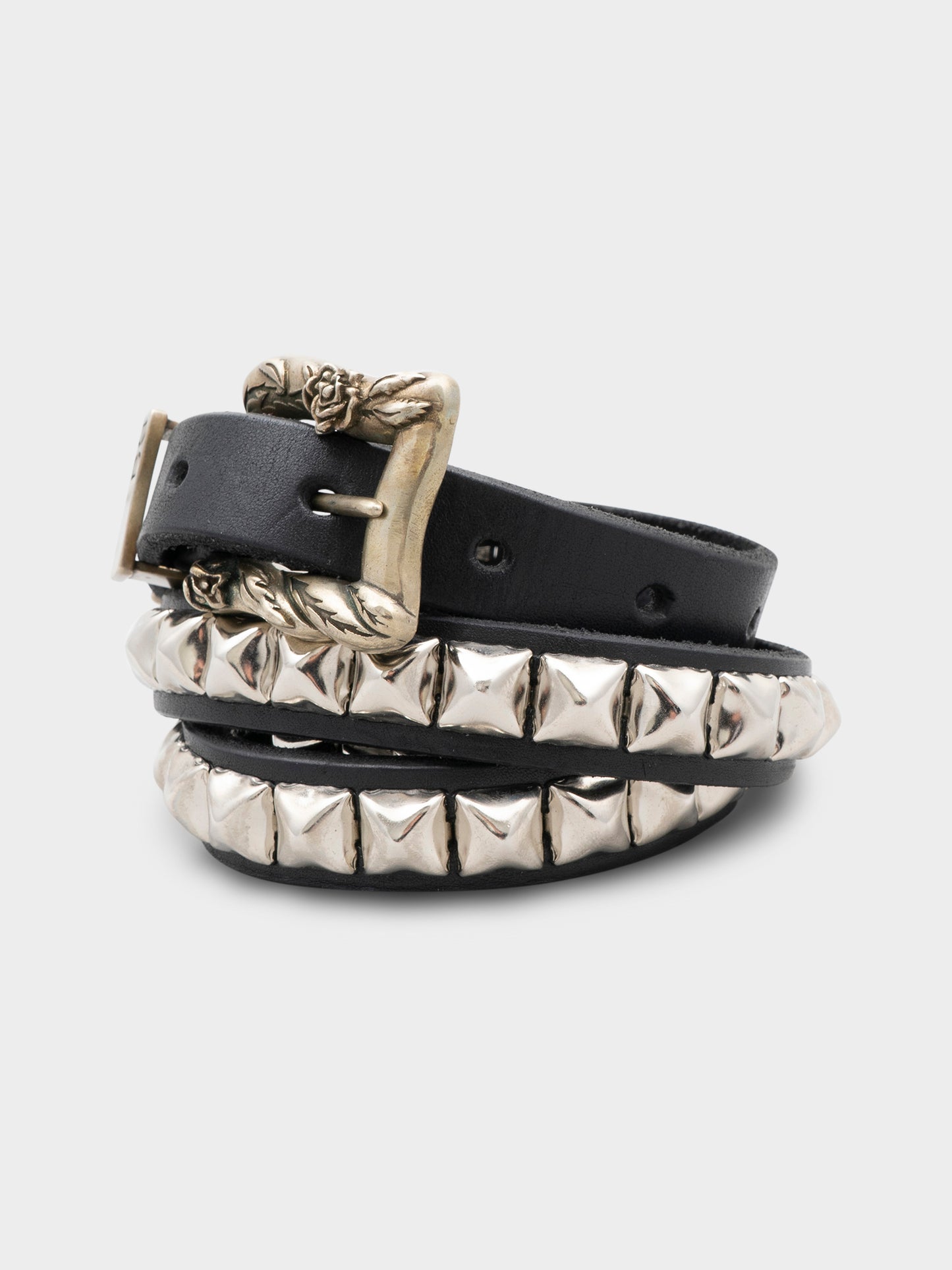 Studded Leather Belt