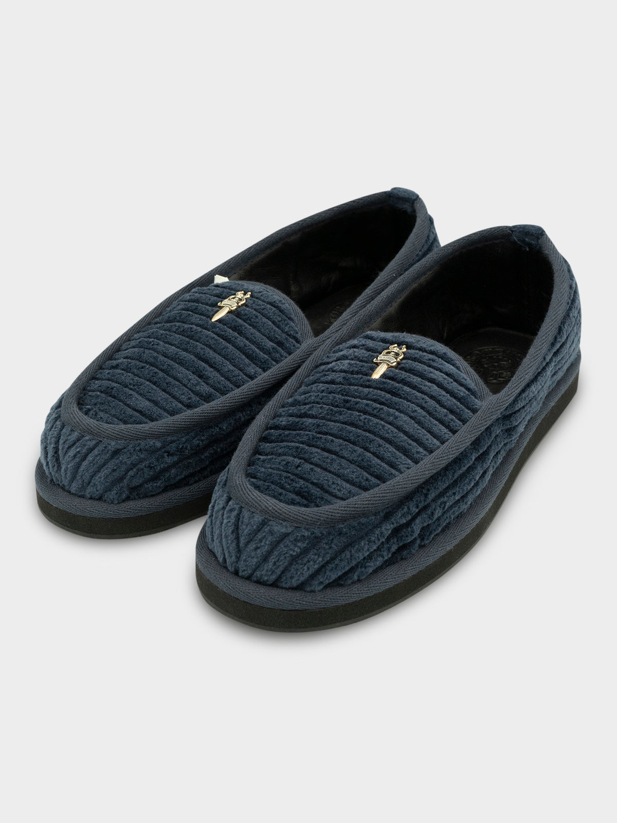 Navy Dagger Loafers