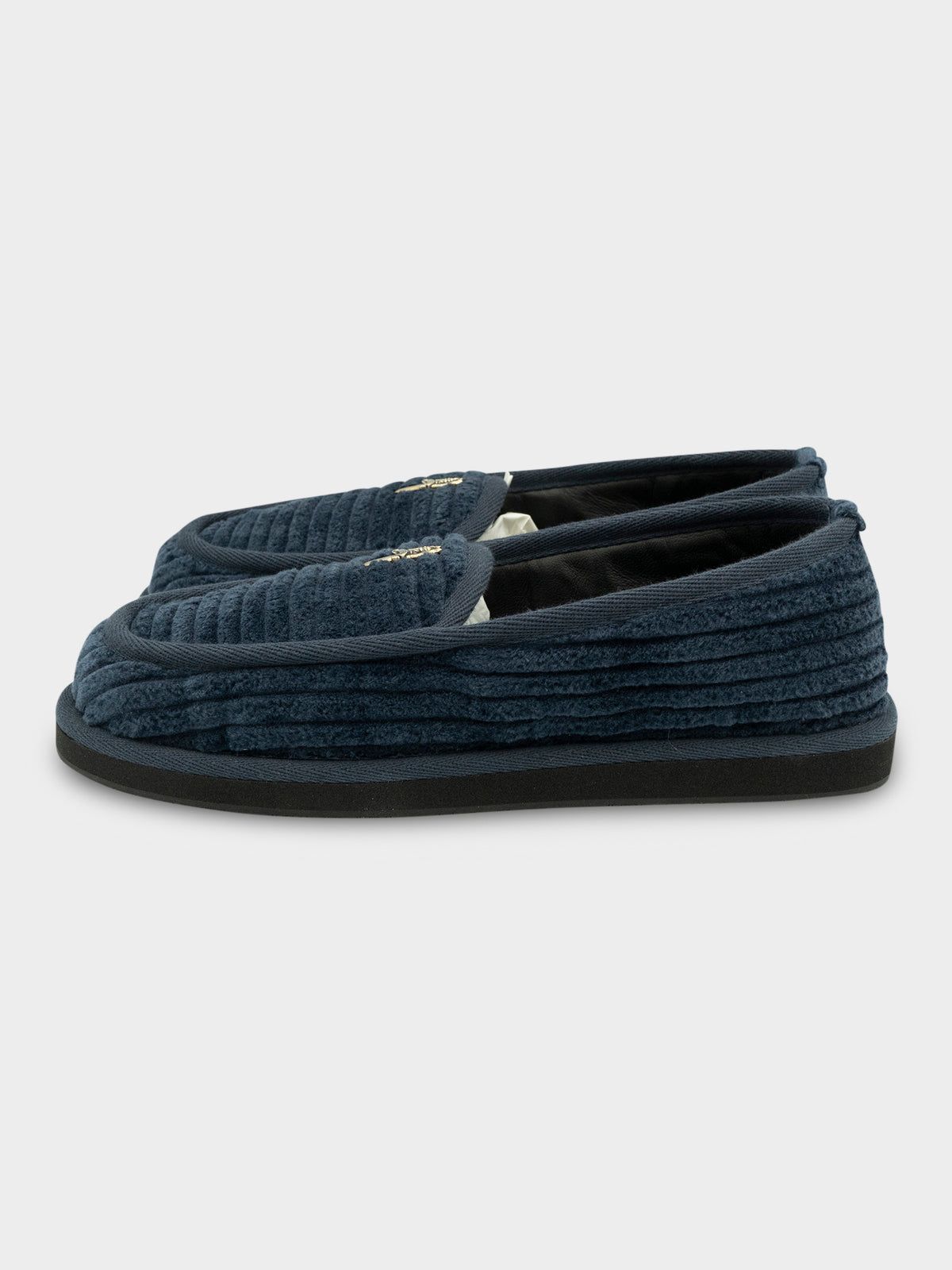 Navy Dagger Loafers