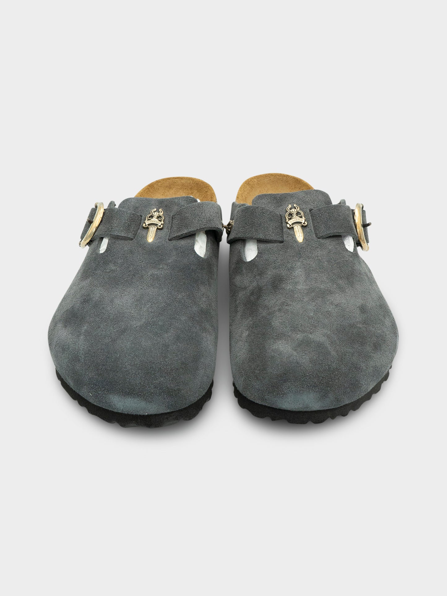 Charcoal Birkenstock Bostons