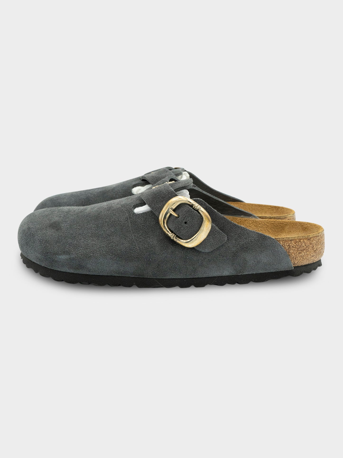 Charcoal Birkenstock Bostons