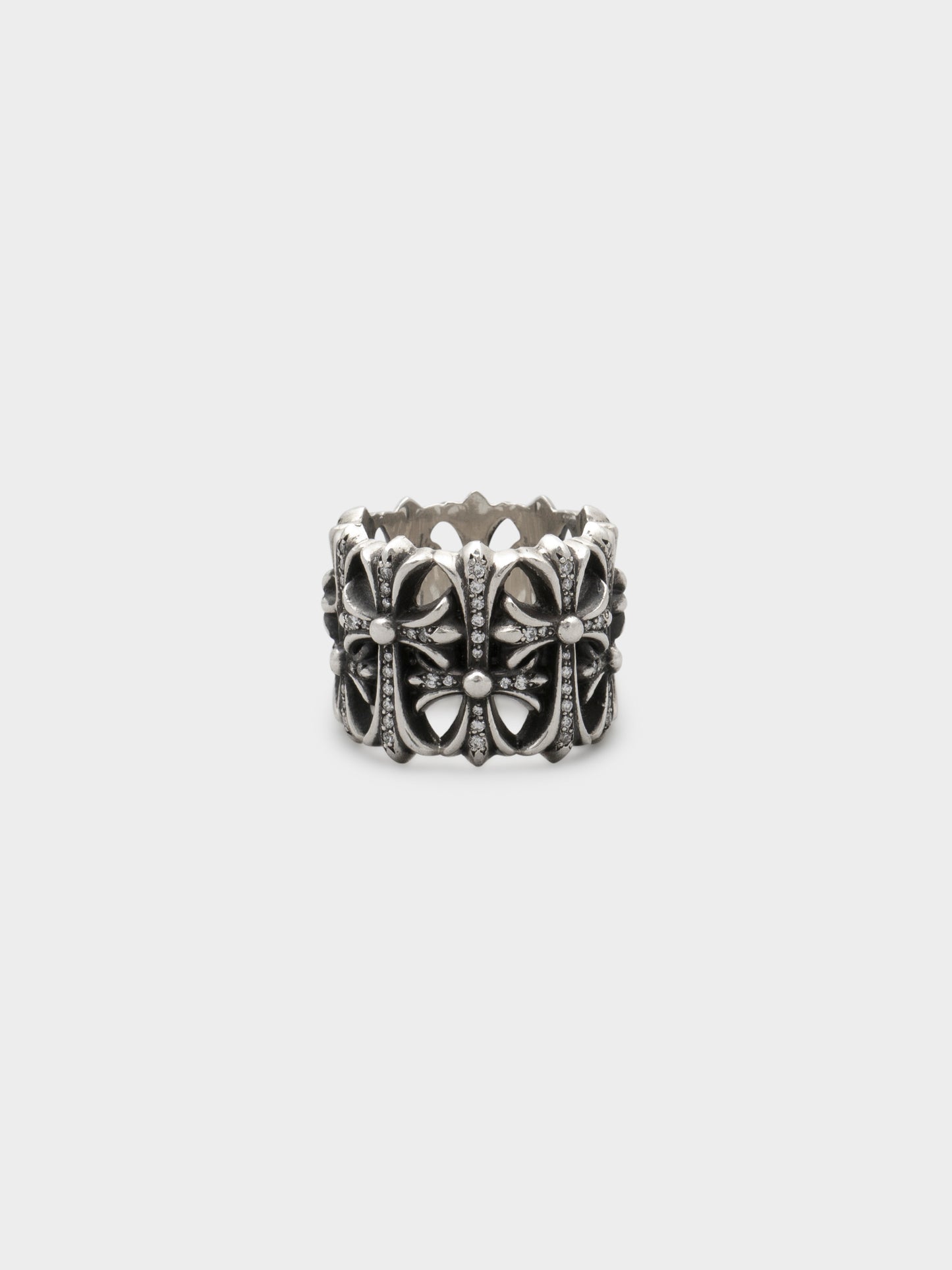 Pave Diamond Cemetery Ring