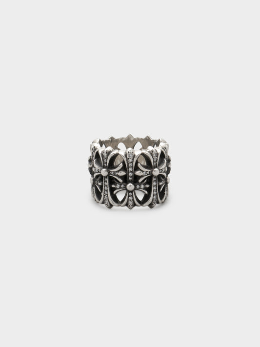 Pave Diamond Cemetery Ring