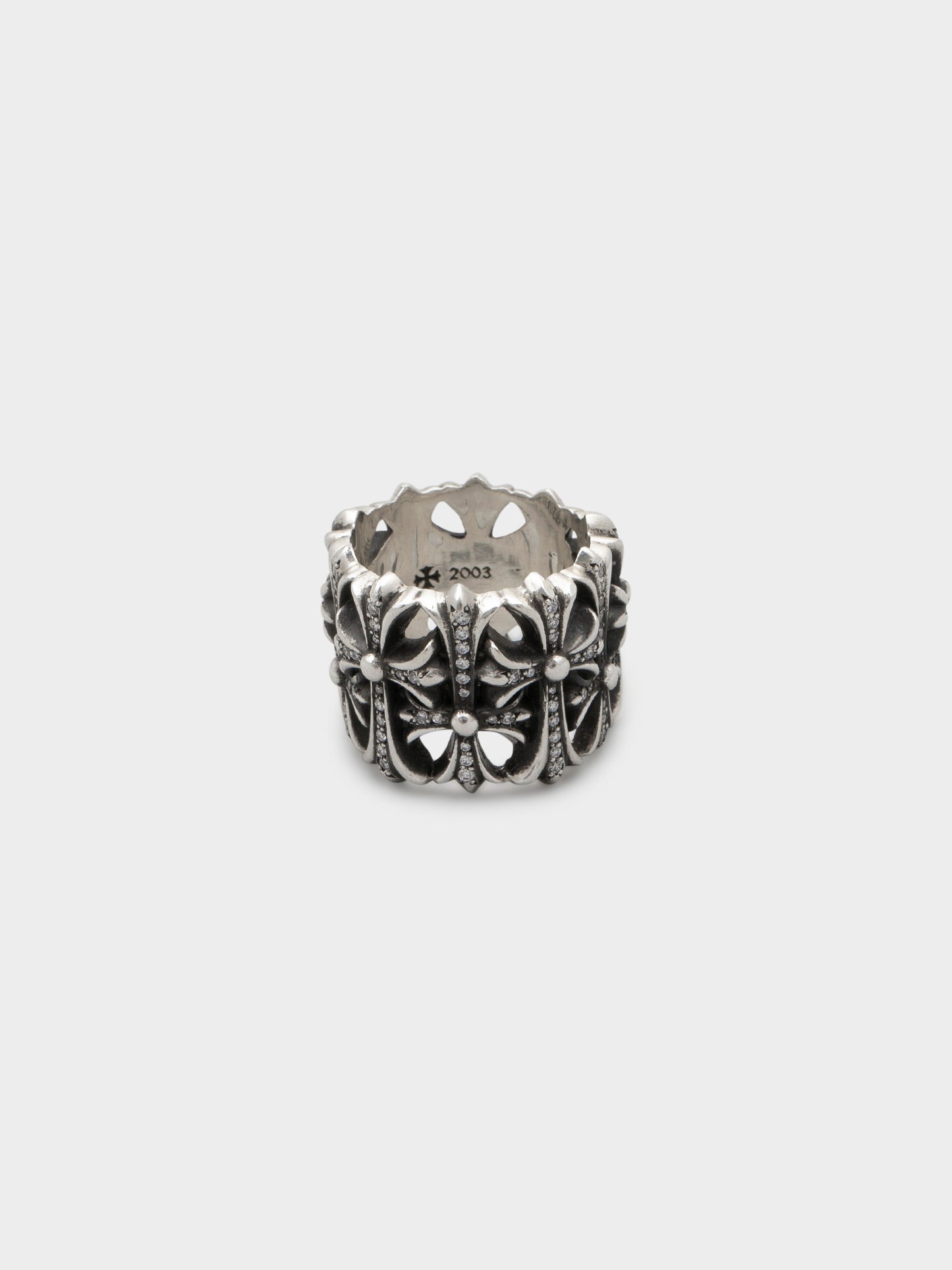 Pave Diamond Cemetery Ring