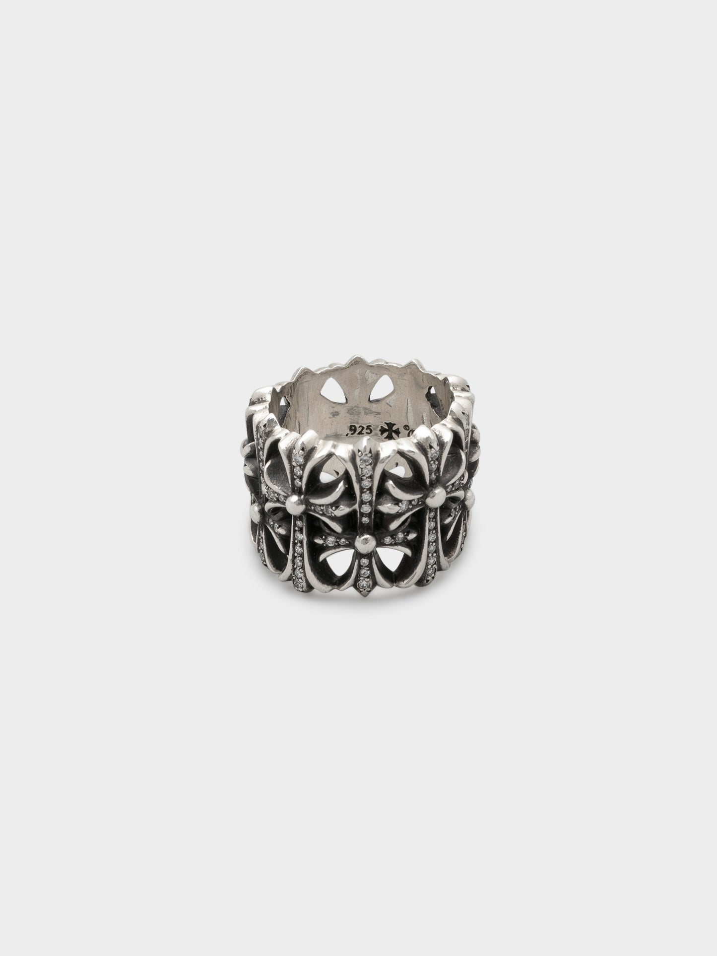 Pave Diamond Cemetery Ring