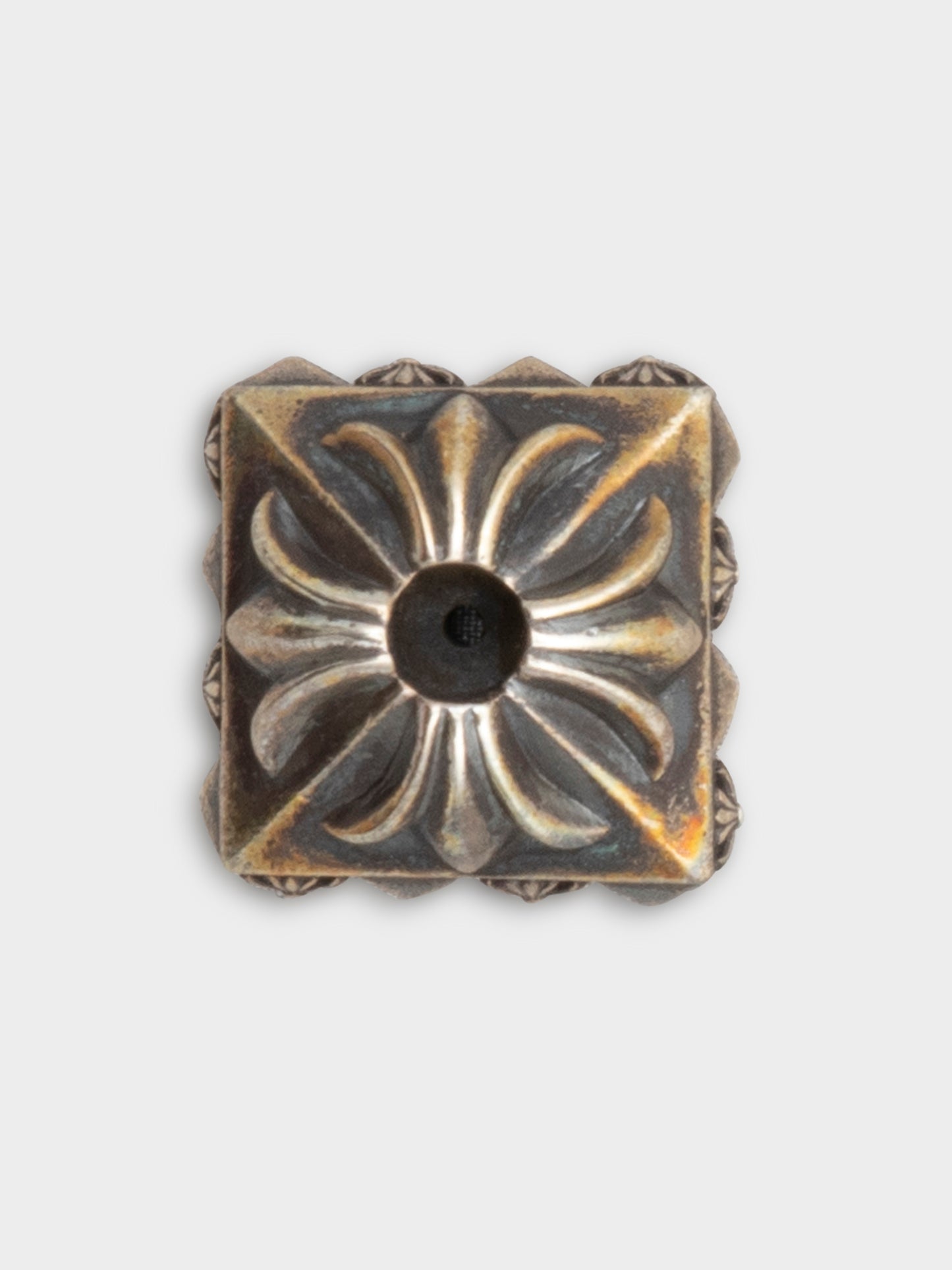 +33 Incense & Square Silver Holder