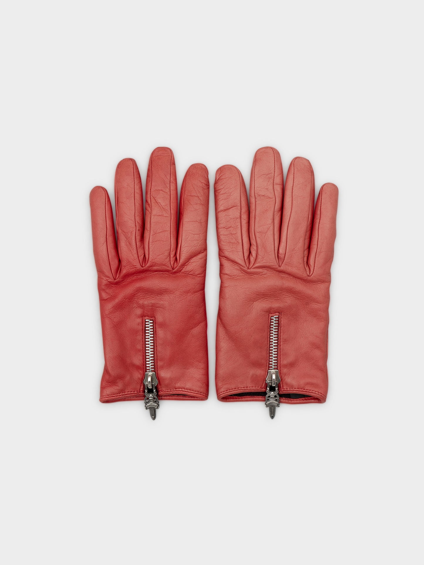 Red Leather Gloves