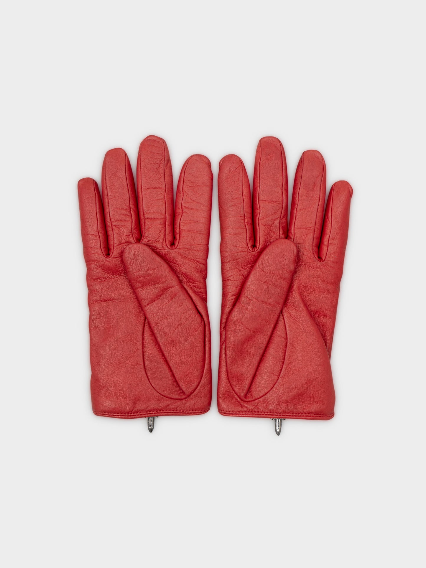 Red Leather Gloves