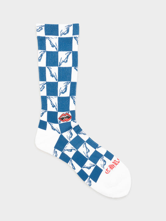 Matty Boy 99 Eyes Socks - Blue