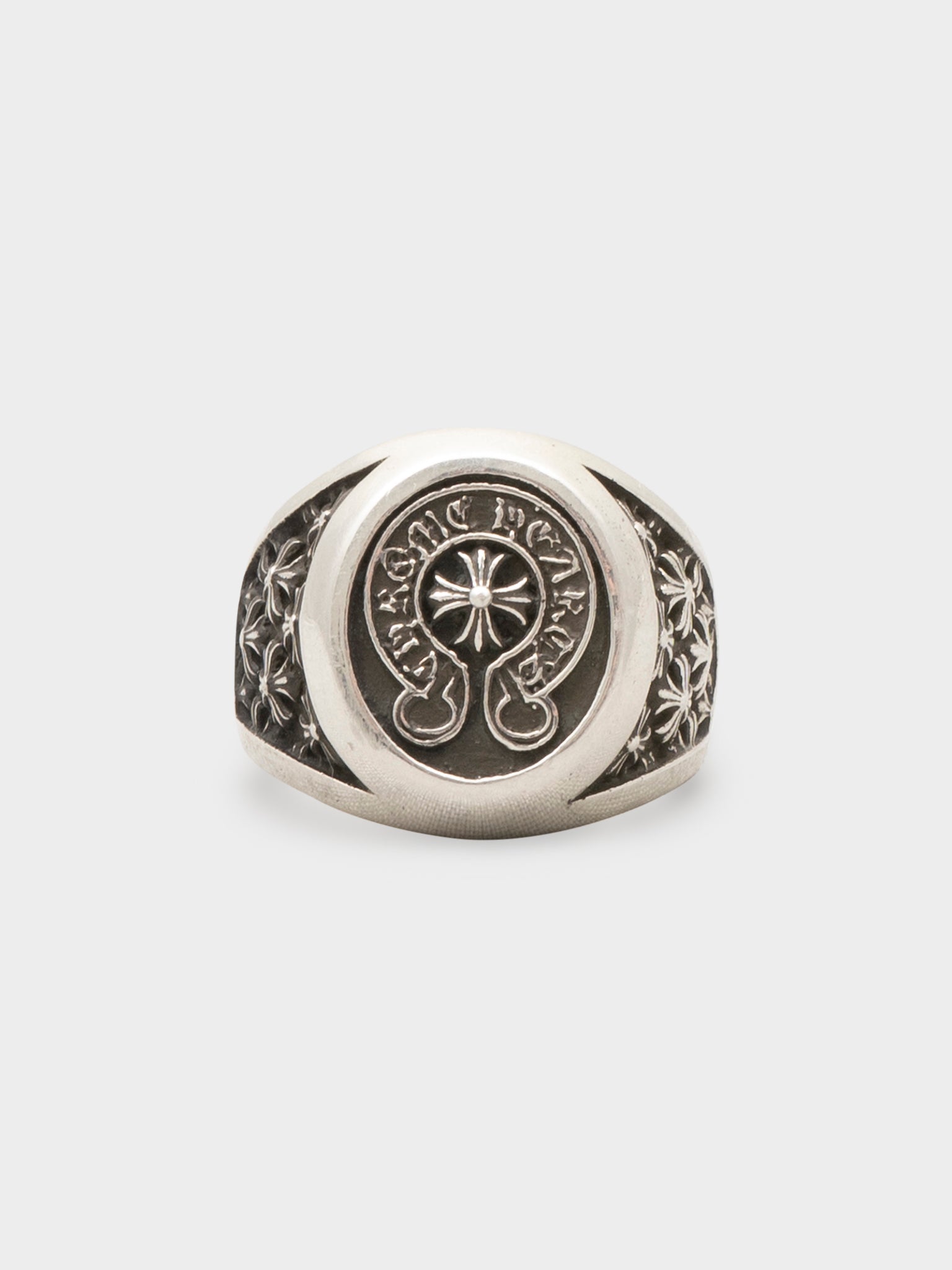 Buy Chrome Hearts Horseshoe Championship Ring Online at Groupie