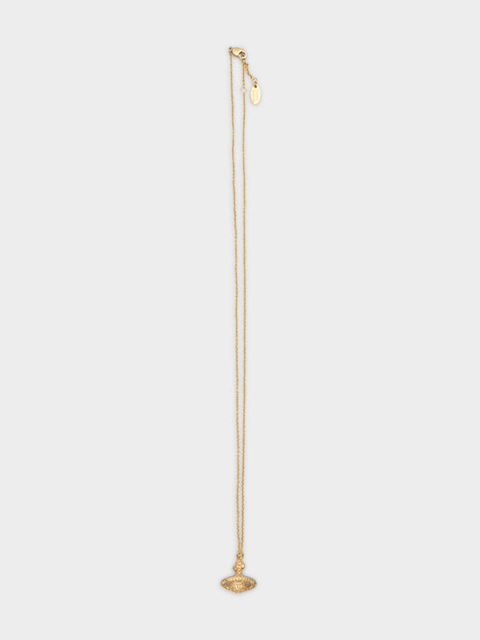 Gold 3D Orb Necklace