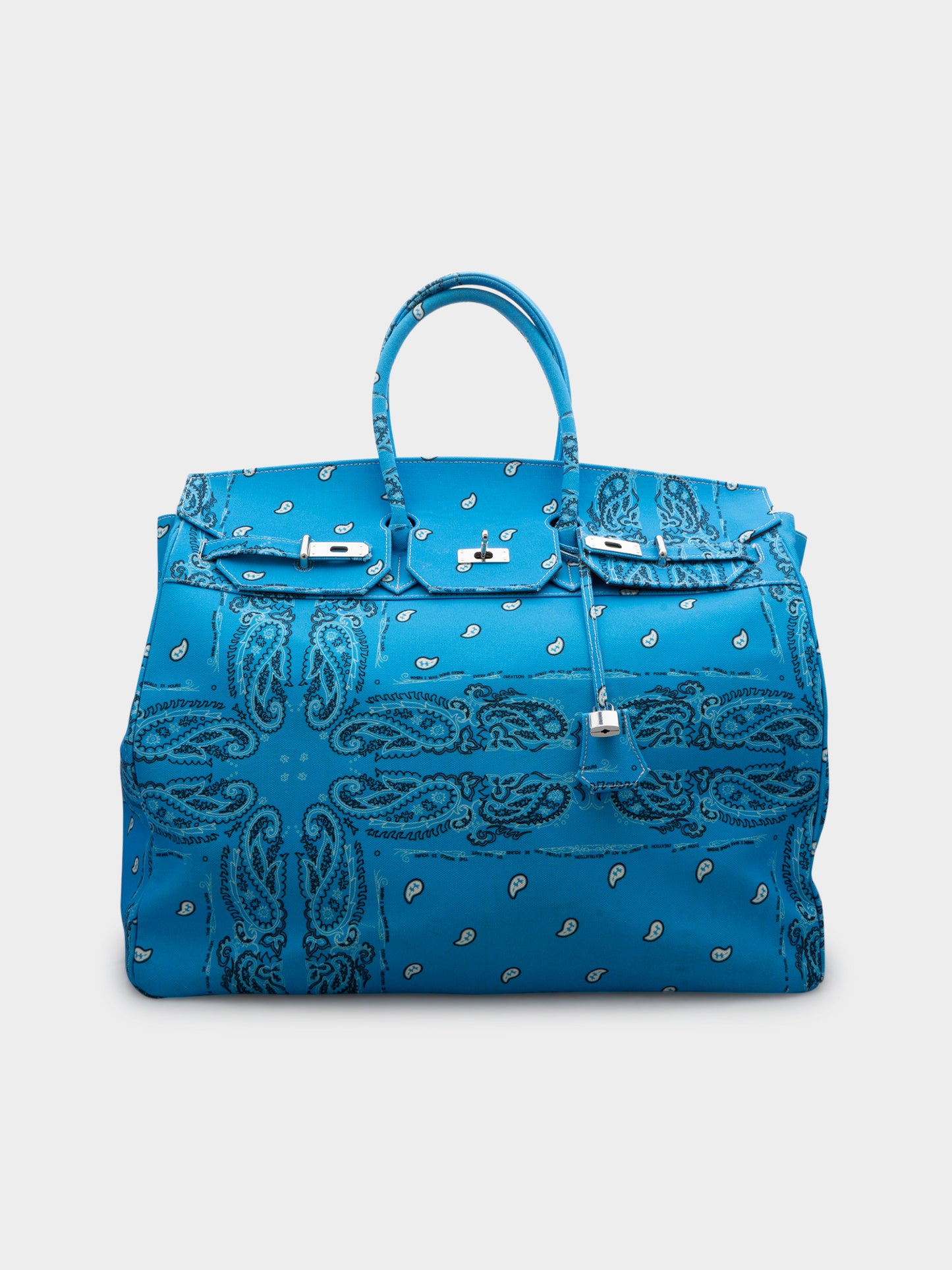 Paisley Mega "Birkin" Bag