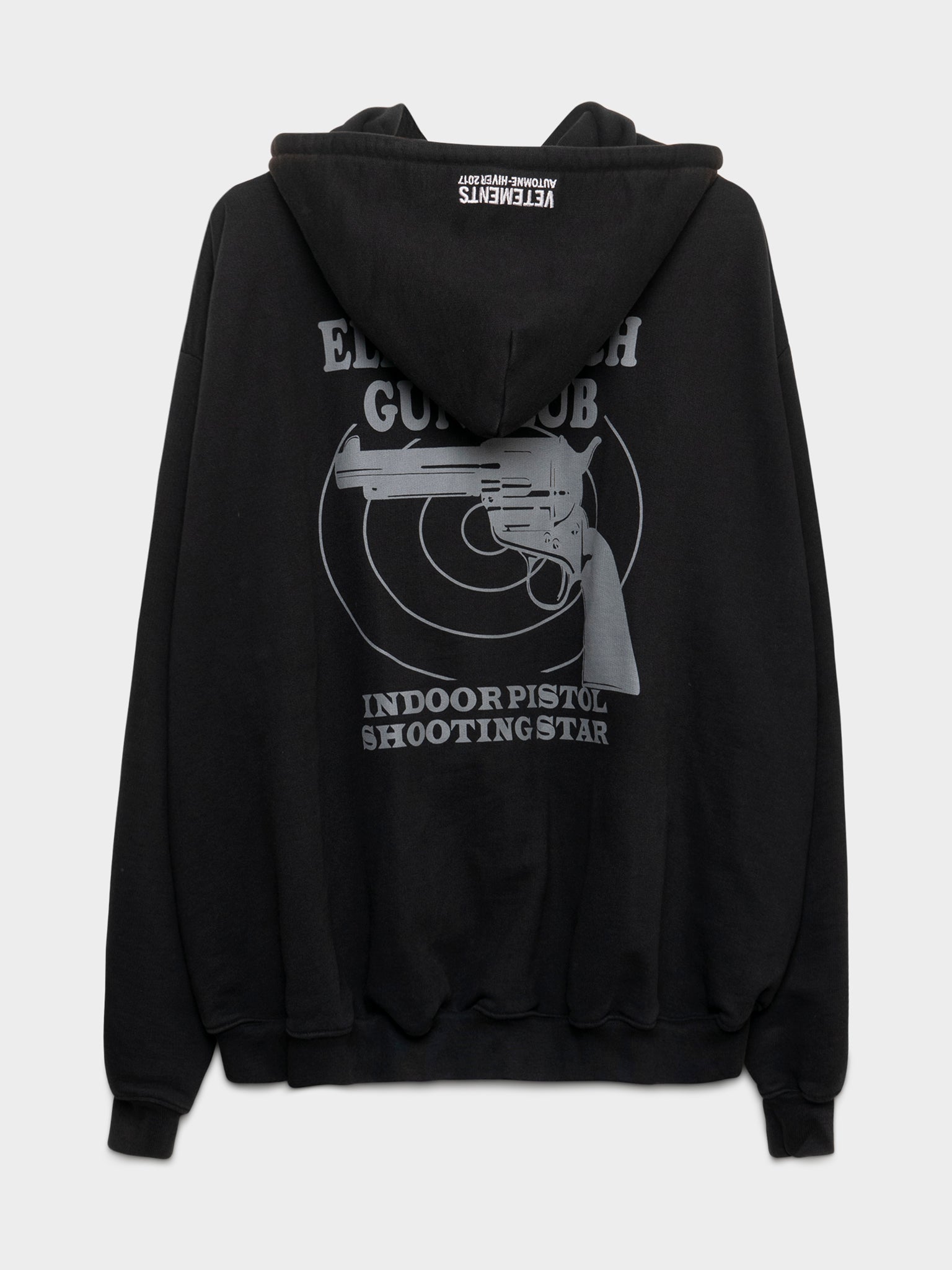 Buy Vetements Eleven Inch Gun Club Hoodie Online at Groupie